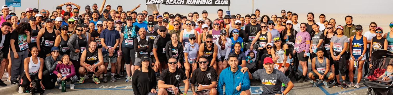 Long Beach Running Club community gathering